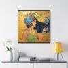 Water Nymph: Print On Canvas, Square Frame - Image 56