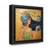 Water Nymph: Print On Canvas, Square Frame - Image 2