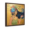 Water Nymph: Print On Canvas, Square Frame - Image 30