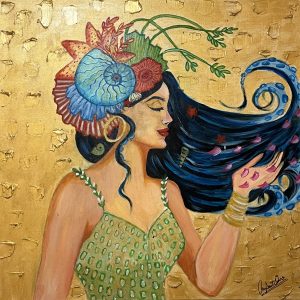 A painting of the beautifully exquisite Water Nymph.