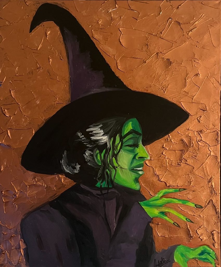 Witch painting